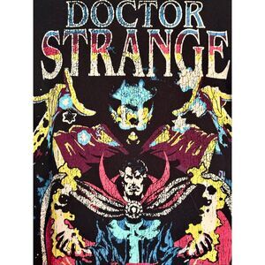 MARVEL - GUC Men's Size 1XL Dr. Strange Short Sleeve Tee in Black